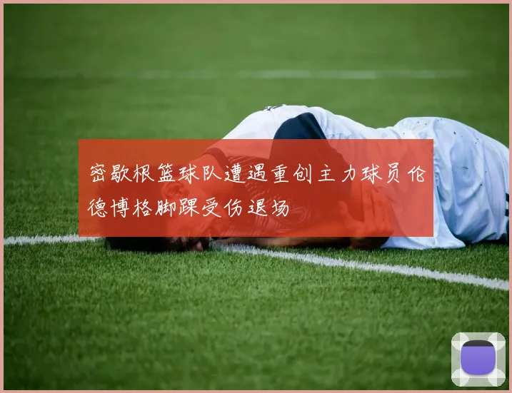 密歇根篮球队遭遇重创主力球员伦德博格脚踝受伤退场